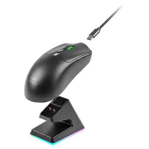 MMWELITE ratón Juego mano derecha Bluetooth Óptico 20000 DPI - Imagen 5