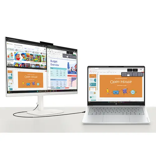 OmniStudio All-in-One Desktop 27-cu0023ns PC Intel Core 5 120U 68,6 cm (27") 1920 x 1080 Pixeles Pantalla táctil 16 GB DDR5-SDRAM 1 TB SSD Windows 11 Home Wi-Fi 6 (802.11ax) Blanco - Imagen 6