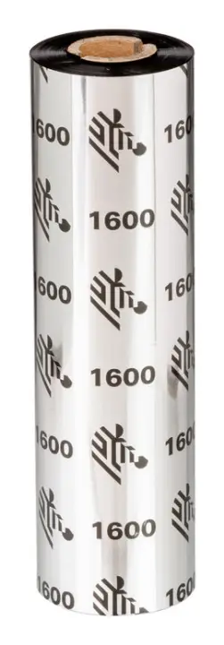 1600 Wax cinta térmica 450 m Negro
