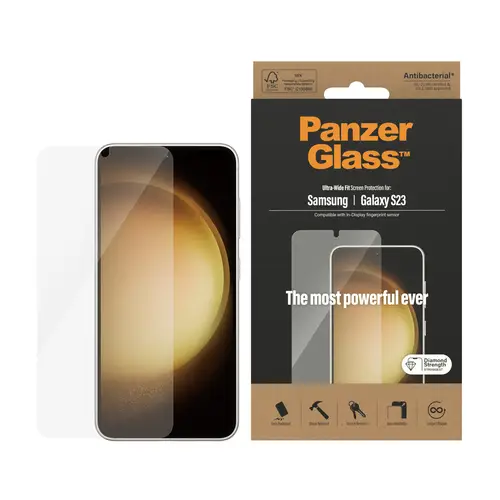 Screen Protector Samsung Galaxy S23 | Ultra-Wide Fit Protector de pantalla 1 pieza(s) - Imagen 2