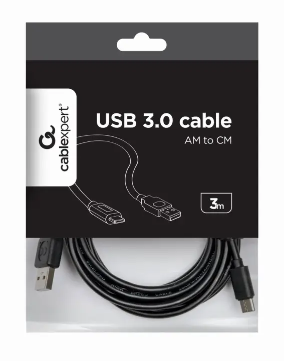 CCP-USB2-AMCM-10 cable USB USB 2.0 3 m USB A USB C Negro