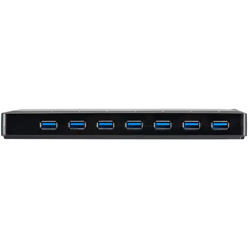 Concentrador USB 3.0 de 7 Puertos - 5Gbps - Ladrón con Puertos de Carga y Sincronización - Hub con 2 Puertos de 2,4A - Imagen 3