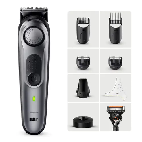 BeardTrimmer 7 BT7420 depiladora para la barba Batería 40 2 cm Plata - Imagen 1