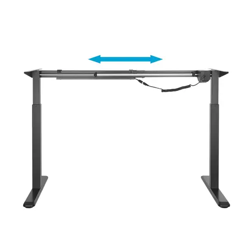 Bastidor De Escritorio Motorizado, Altura Ajustable Con Panel De Control, 80kg, Negro - Imagen 4
