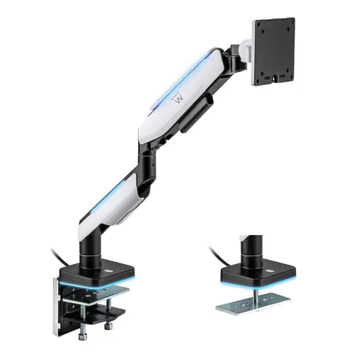 EW1509 soporte para monitor 124,5 cm (49") Negro, Blanco Escritorio - Imagen 1