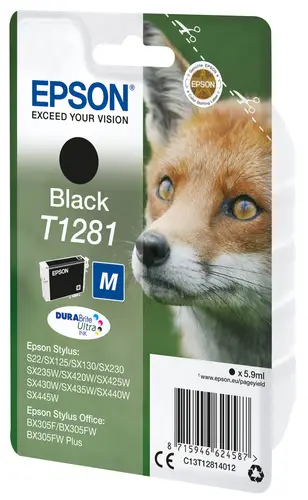 Fox Cartucho T1281 negro (etiqueta RF) - Imagen 2