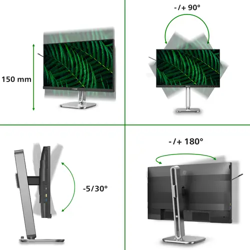 5000 series 24B2G5301/00 pantalla para PC 60,5 cm (23.8") 1920 x 1080 Pixeles Full HD LCD Negro - Imagen 5