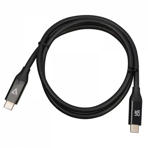 V7USB4-80CM cable USB 0,8 m USB C Negro - Imagen 3