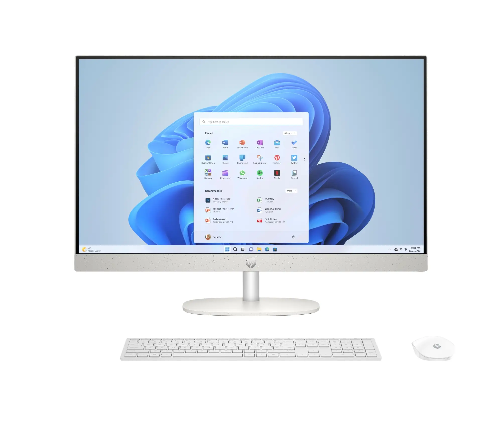 27 inch All-in-One 27-cr0128ns PC Intel® Core i5 i5-1335U 68,6 cm (27") 1920 x 1080 Pixeles 16 GB DDR4-SDRAM 512 GB SSD Windows 11 Home Wi-Fi 6 (802.11ax) Blanco