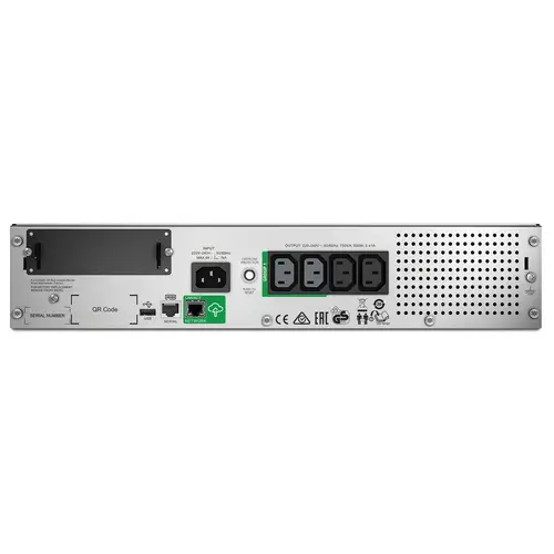 SMT750RMI2UC sistema de alimentación ininterrumpida (UPS) Línea interactiva 0,75 kVA 500 W 4 salidas AC - Imagen 2