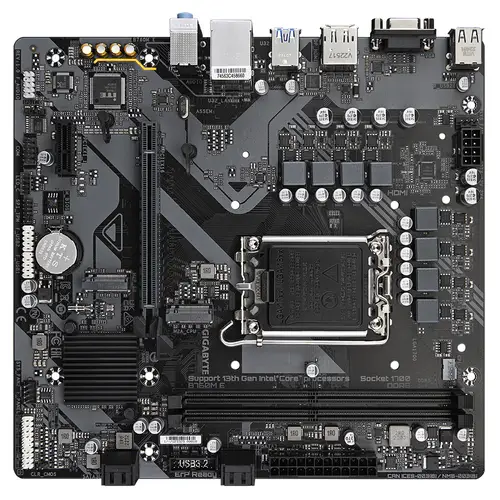 B760M E Placa base - Compatible con procesadores Intel Core 14ª generación, VRM de 6+1+1 fases, hasta 7200 MHz DDR5 (OC), 2xPCIe 4.0 M.2, LAN 1 GbE, USB 3.2 Gen 1 - Imagen 4