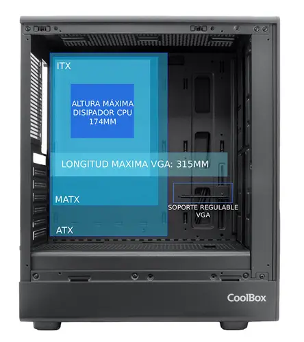 COO-CHA-GA700-0 carcasa de ordenador - Imagen 10