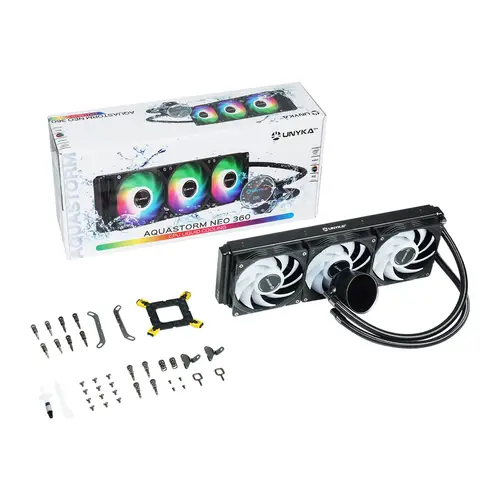 AQUASTORM NEO 360 Procesador Kit de refrigeración líquida 12 cm Negro - Imagen 11