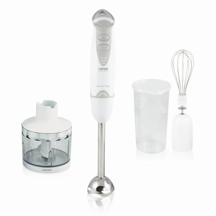 HB-400.012A licuadora Batidora de inmersión 400 W Gris, Blanco