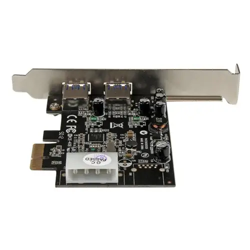 Adaptador Tarjeta Controladora PCI Express PCI-E 2 Puertos USB 3.0 con Alimentación Molex y UASP - Imagen 4