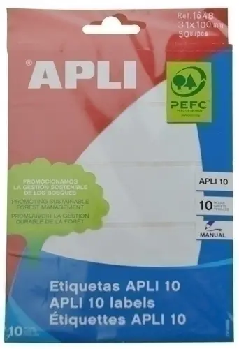 APL EST 10H ETIQ BL 31X100 1648