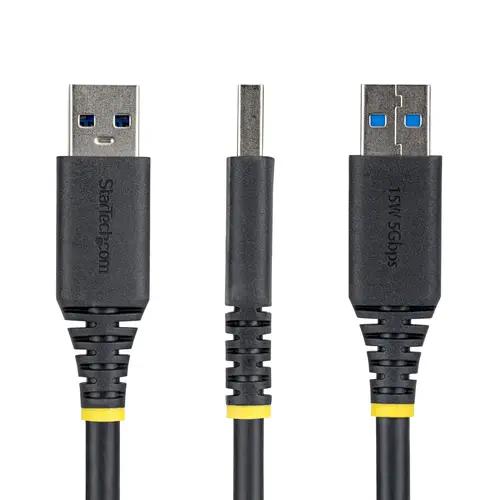 Cable de Montaje en Panel USB-A de 2m - Alargador USB Macho a Hembra - Cable Adaptador Extensor USB de 5Gbps - Imagen 3