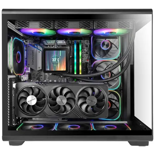 MCREVPRO carcasa de ordenador Midi Tower Negro - Imagen 8