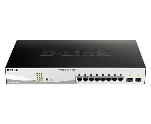 DGS-1210-10MP Gestionado L2 Gigabit Ethernet (10/100/1000) Energía sobre Ethernet (PoE) Negro, Gris - Imagen 1