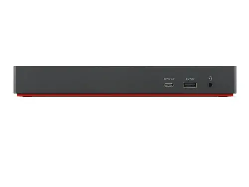 40B00300EU base para portátil y replicador de puertos Alámbrico Thunderbolt 4 Negro, Rojo - Imagen 4