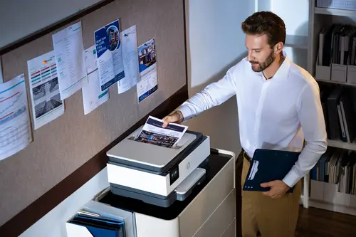 OfficeJet Pro Inalámbrico Color Impresora, Servicio Instant Ink  Impresión a doble cara - Imagen 6
