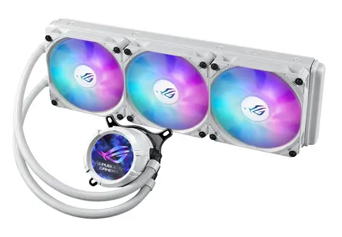 ROG Strix LC III 360 ARGB White Edition Procesador Sistema de refrigeración líquida todo en uno 12 cm Blanco - Imagen 2