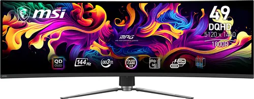 MPG 491CQP QD-OLED pantalla para PC 124,5 cm (49") 5120 x 1440 Pixeles DQHD Negro - Imagen 3