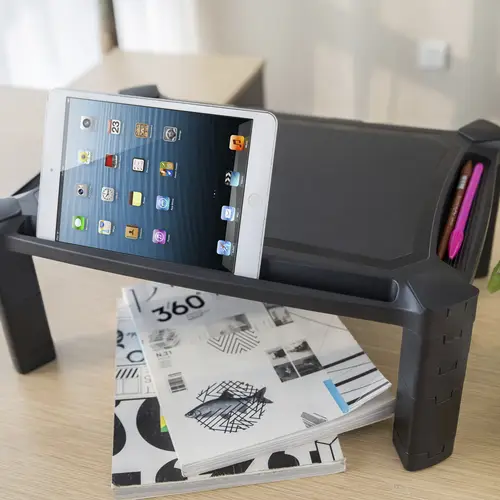 Soporte Elevador XL Para Monitor/Portátil, Negro - Imagen 3