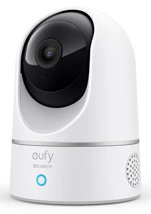 Security Indoor CAM 2K Pan & Tilt, Camara vigilancia WiFi Interior, Reconocimiento de Personas, con Asistente de Voz, Sensor de Movimiento, nessun canone mensile, No se Requiere HomeBase