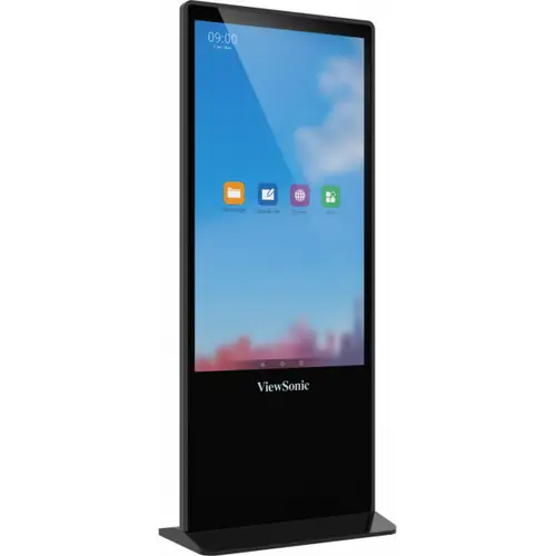 EP5542T pantalla de señalización Diseño de tótem 139,7 cm (55") LED 450 cd / m² 4K Ultra HD Negro Pantalla táctil Android 8.0 - Imagen 2
