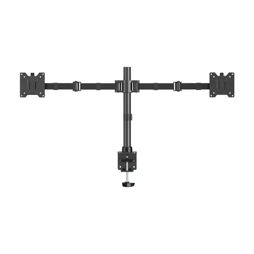 Soporte de Mesa Eco Giratorio e Inclinable para Monitor/TV 20kg (3 Pivotes, 2 Brazos) de 17"-35", Negro - Imagen 2
