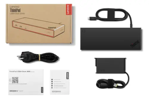ThinkPad USB4 Dock 5000 Alámbrico Thunderbolt 4 Negro - Imagen 14