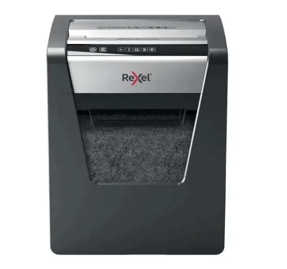 Momentum X415 triturador de papel Corte cruzado Negro, Gris