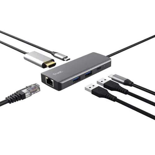Dalyx USB Tipo C 1000 Mbit/s Plata - Imagen 3