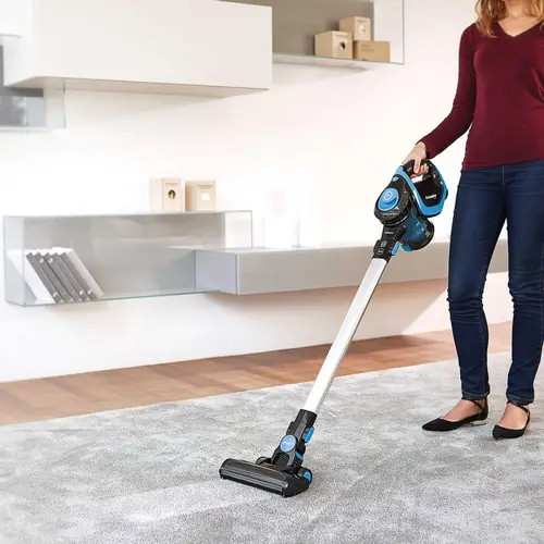 SR100 2-in-1 stick vacuum Batería Secar HEPA Sin bolsa Negro, Azul - Imagen 3