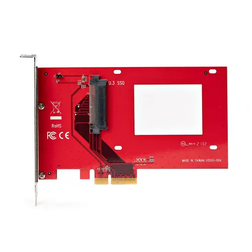 Tarjeta Adaptador U.3 a PCIe - Adaptador PCIe 4.0 x4 para SSDs U.3 NVMe de 2,5" - Tarjeta de Expansión PCI Express SFF-TA-1001 - se Ajusta a TAA - Imagen 5