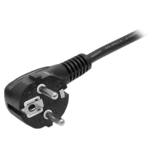 Cable de 2m de Alimentación para Ordenador, 18AWG, EU Schuko a C13, 10A 250V, Negro, Cable de Repuesto, Cable de Corriente para PC, Cable para Monitor, UL, Cable para Europa - Imagen 2