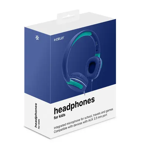 KIDSBEAT2 Auriculares Alámbrico Diadema Llamadas/Música Azul - Imagen 6