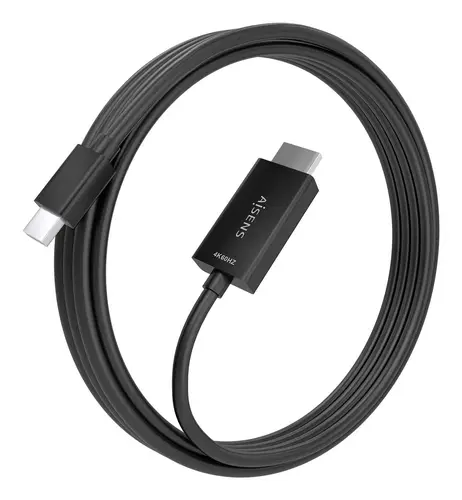 Cable conversor MINI DP a HDMI 4K@60Hz, MINI DP/M-HDMI/M, Negro, 3.0m - Imagen 2