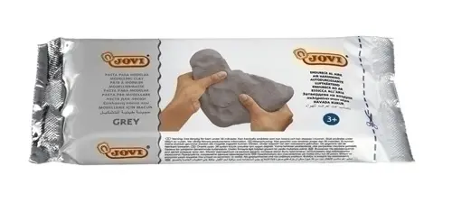PASTA MODELAR JOVI GRIS  250 GR - Pack de 6 unidades
