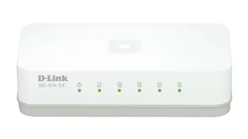 GO-SW-5E switch No administrado Fast Ethernet (10/100) Blanco - Imagen 1