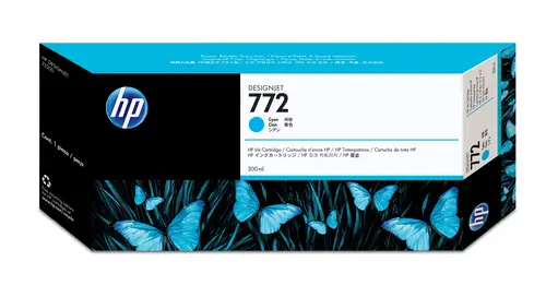 Cartucho de tinta DesignJet 772 cian de 300 ml - Imagen 1