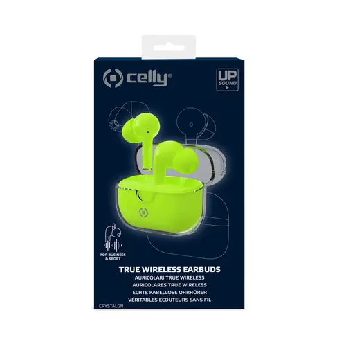 CLEAR Auriculares True Wireless Stereo (TWS) Dentro de oído Llamadas/Música USB Tipo C Bluetooth Verde - Imagen 3