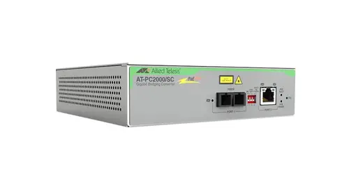 AT-PC2000/SC-960 convertidor de medio 1000 Mbit/s Gris - Imagen 1