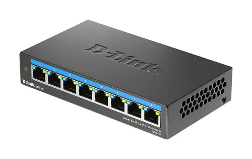 DMS-108 No administrado L2 2.5G Ethernet (100/1000/2500) Negro - Imagen 4