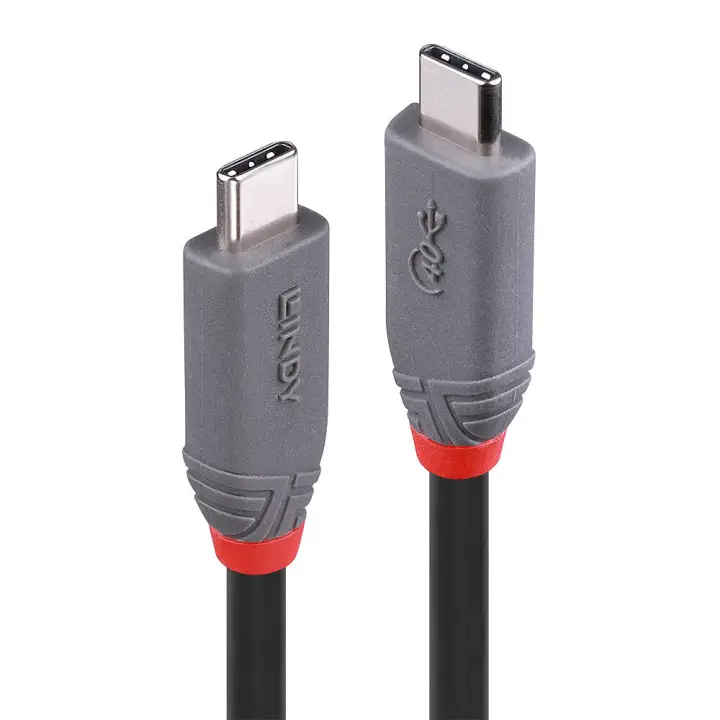 36947 cable USB 0,8 m USB4 Gen 3x2 USB C Negro