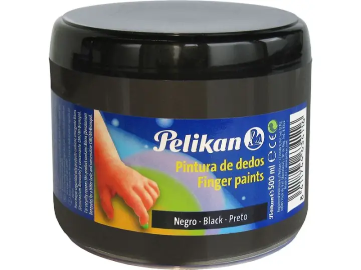 PKN PINTURA DEDOS NEGRA 500ML. 63411