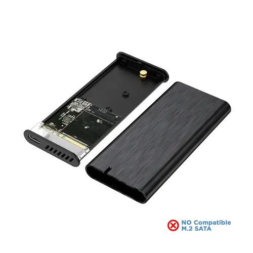 Caja Externa M.2 (NGFF) ASM2-008B NVMe a USB3.2 Gen2, Negra - Imagen 4