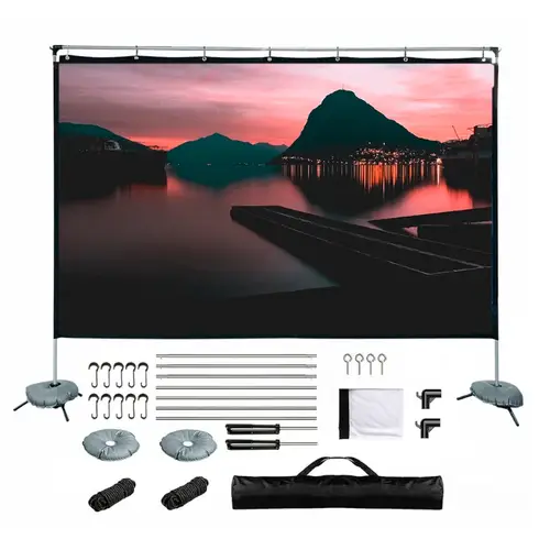 Pantalla exterior portable 100" 221x124 cm - Imagen 5