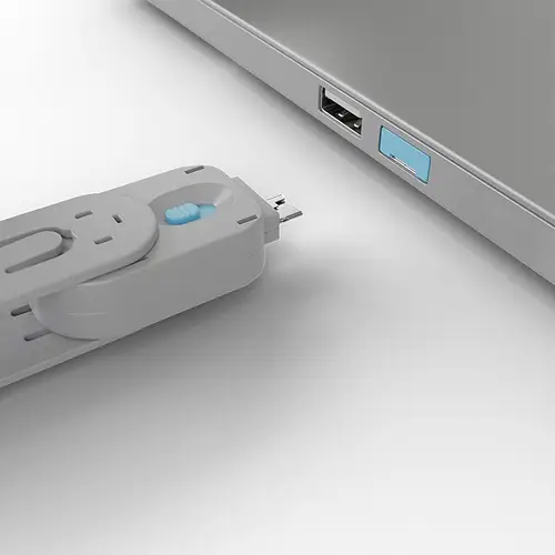 40622 bloqueador de puerto Llave de bloqueador de puerto USB tipo A Azul Acrilonitrilo butadieno estireno (ABS) 1 pieza(s) - Imagen 4